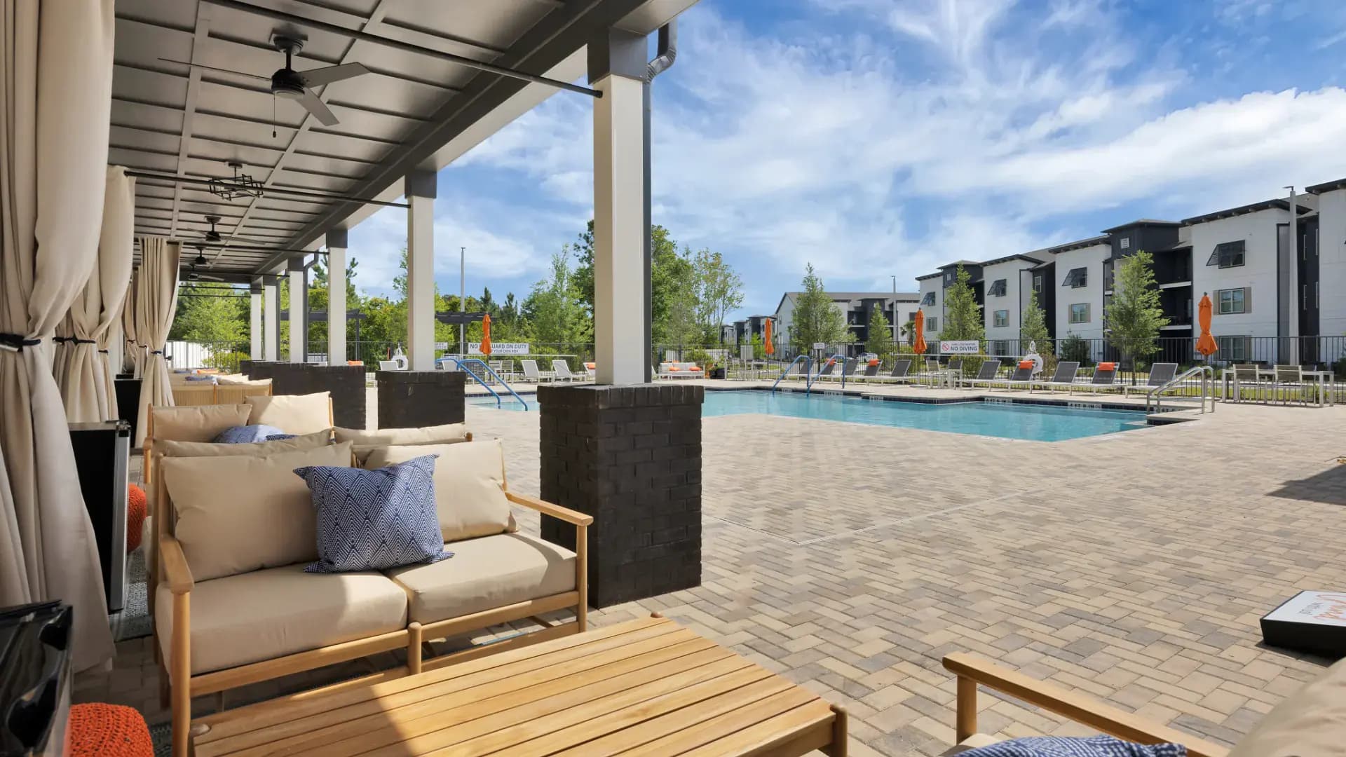 Resort-style pool at Pointe Grand Plant City