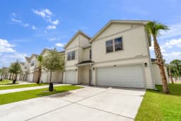 Brand-new townhomes at Pointe Villas Bergen Woods in Brunswick, Georgia